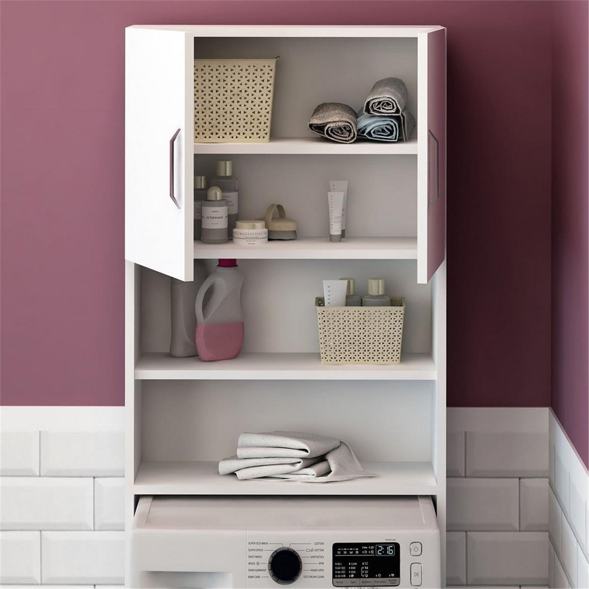 F.L.Y. Beyaz Lange Çamaşır Makinesi Dolabı (FLY123005)