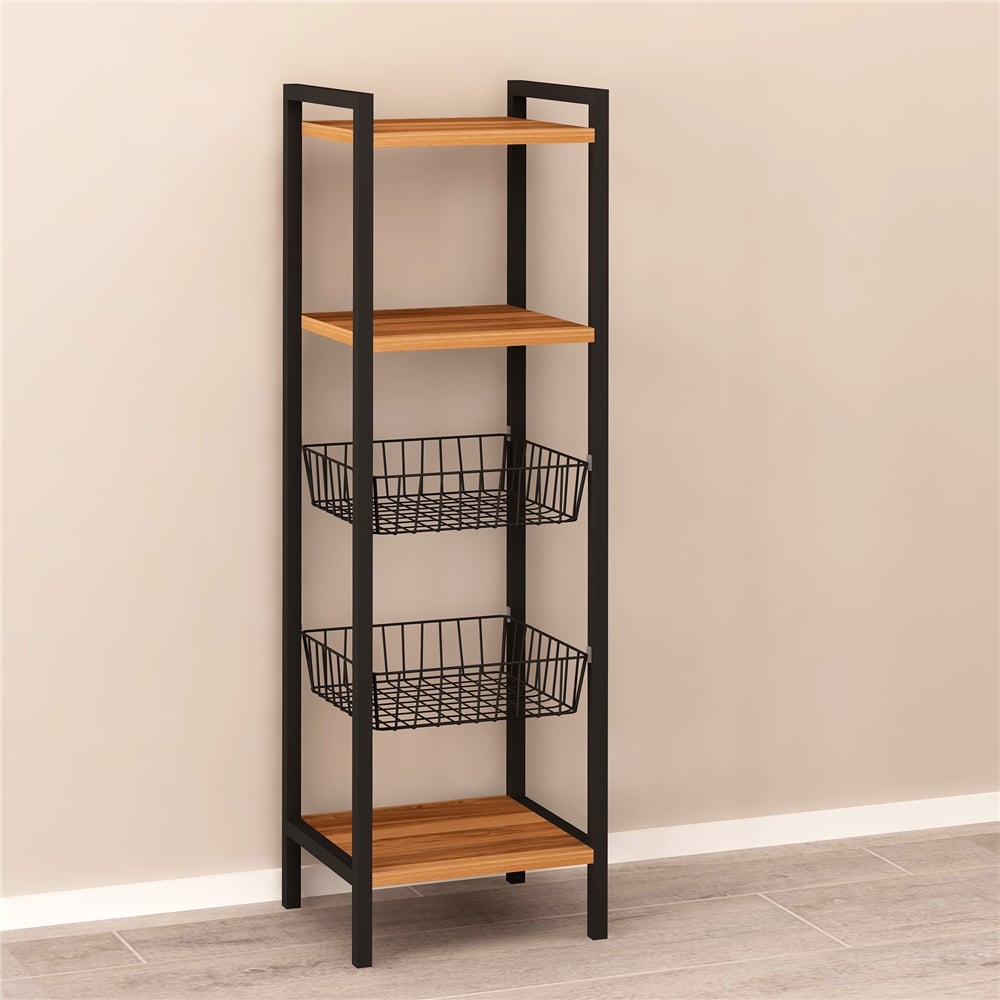 F.L.Y. Polina Tel Sepetli Çok Amaçlı Mutfak Dolabı (FLY136002)