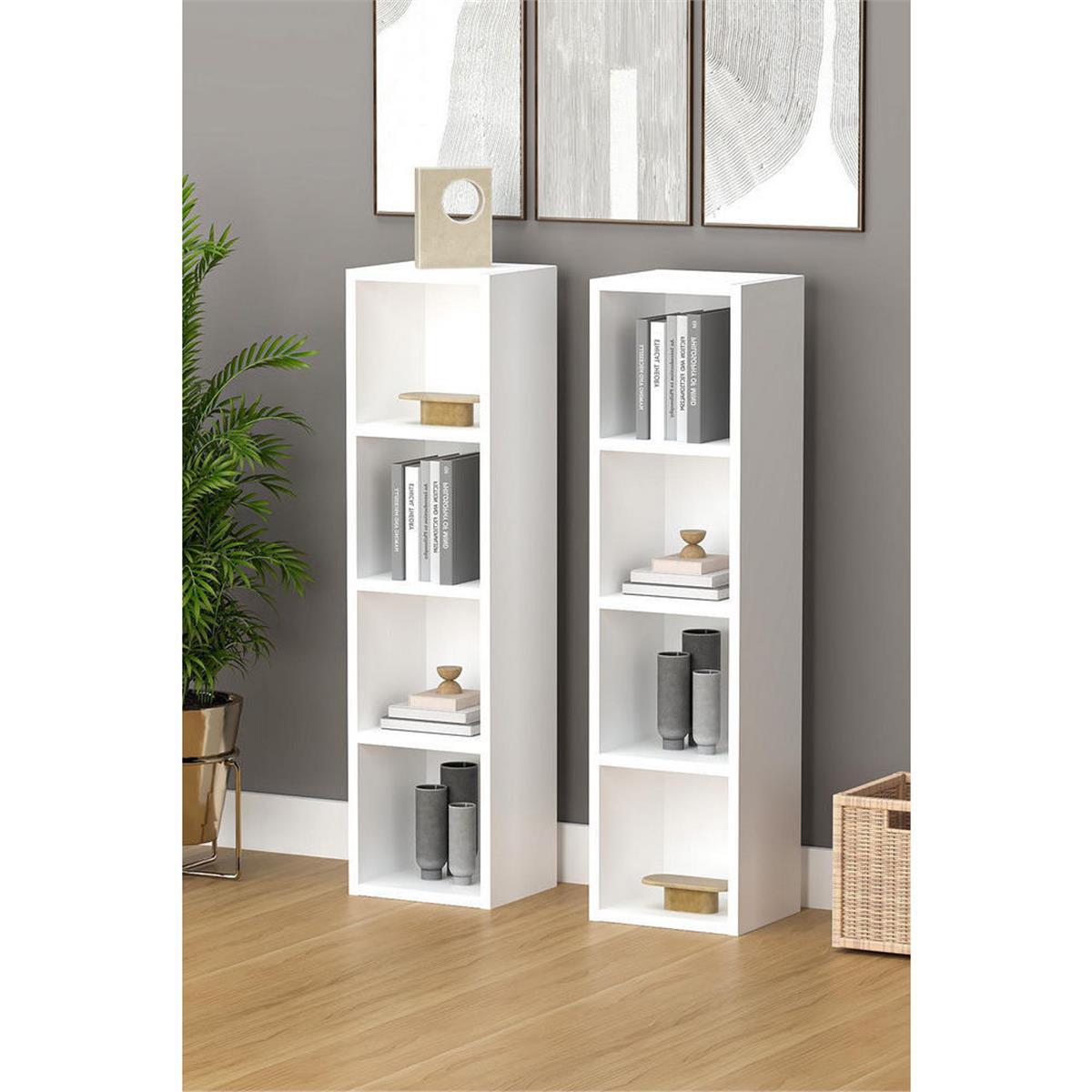 F.L.Y. Beyaz Dabi Kitaplık (FLY172055)