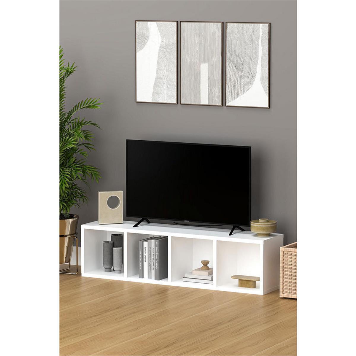 F.L.Y. Beyaz Dabi Kitaplık (FLY172055)