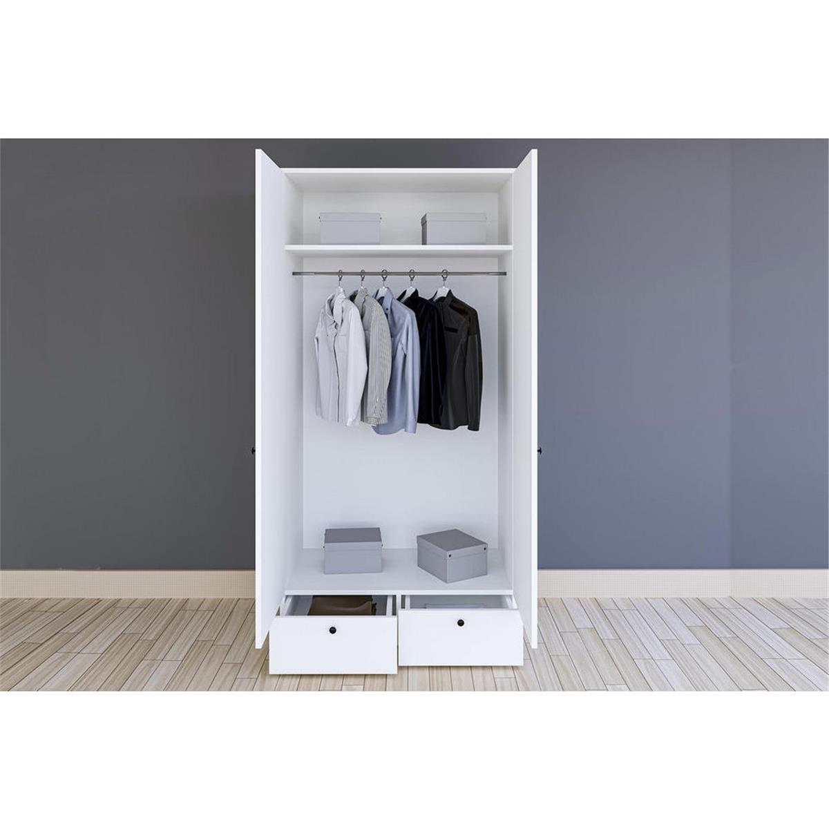 F.L.Y. Beyaz 90 cm Blanco Gardırop (FLY174068)