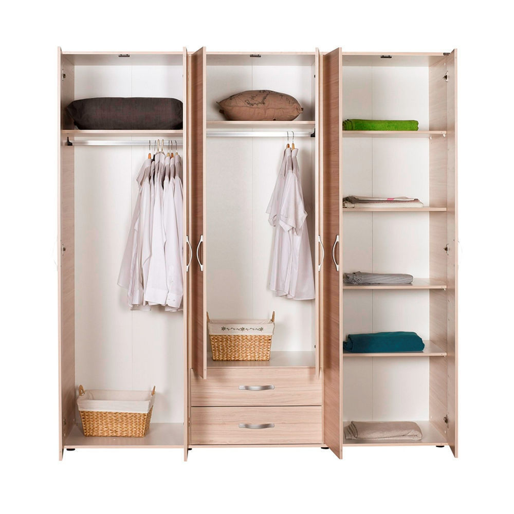 Adore Dinamik Genç Odası 6 Kapı İki Çekmeceli Gardırop (GRD-462-ZR-4)