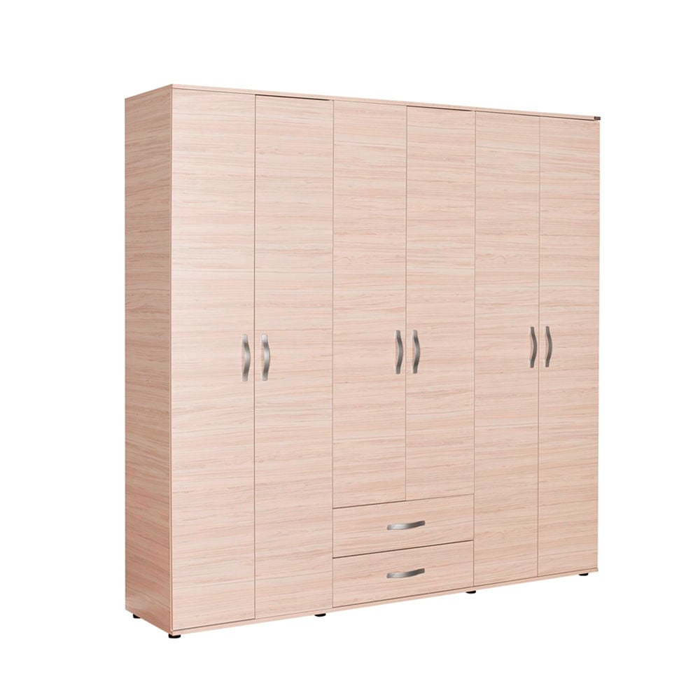 Adore Dinamik Genç Odası 6 Kapı İki Çekmeceli Gardırop (GRD-462-ZR-4)