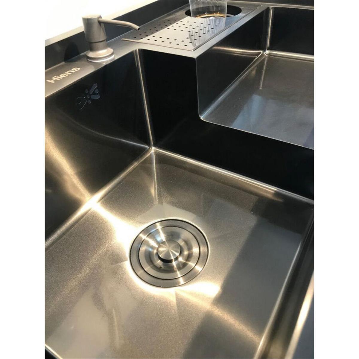 Hiens Antrasit 78x48 cm Akıllı Fonksiyonel Eviye (HIENS.M-004)