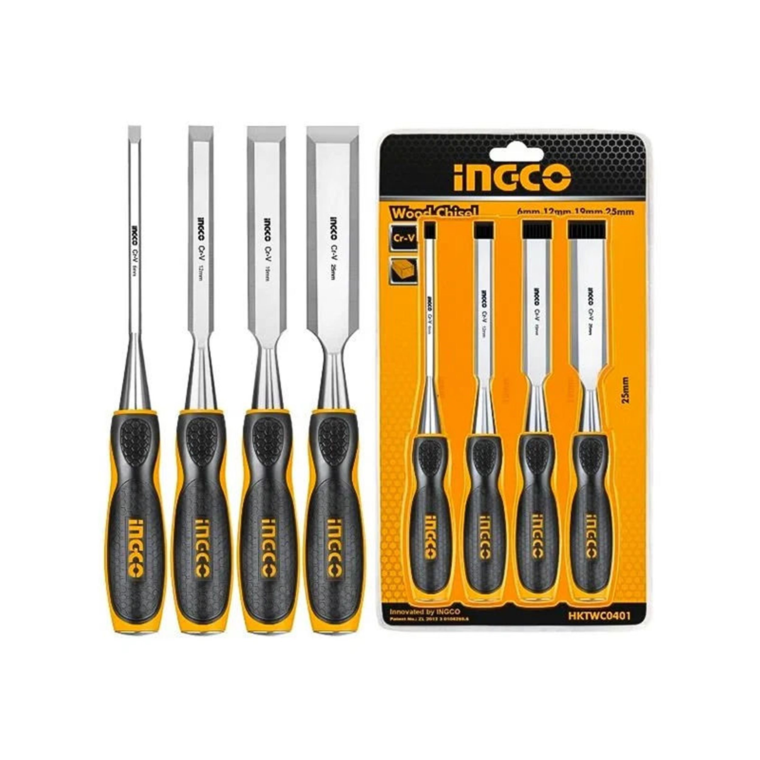 İngco 4 Parça Endüstriyel Iskarpela Seti (ING-HKTWC0401)