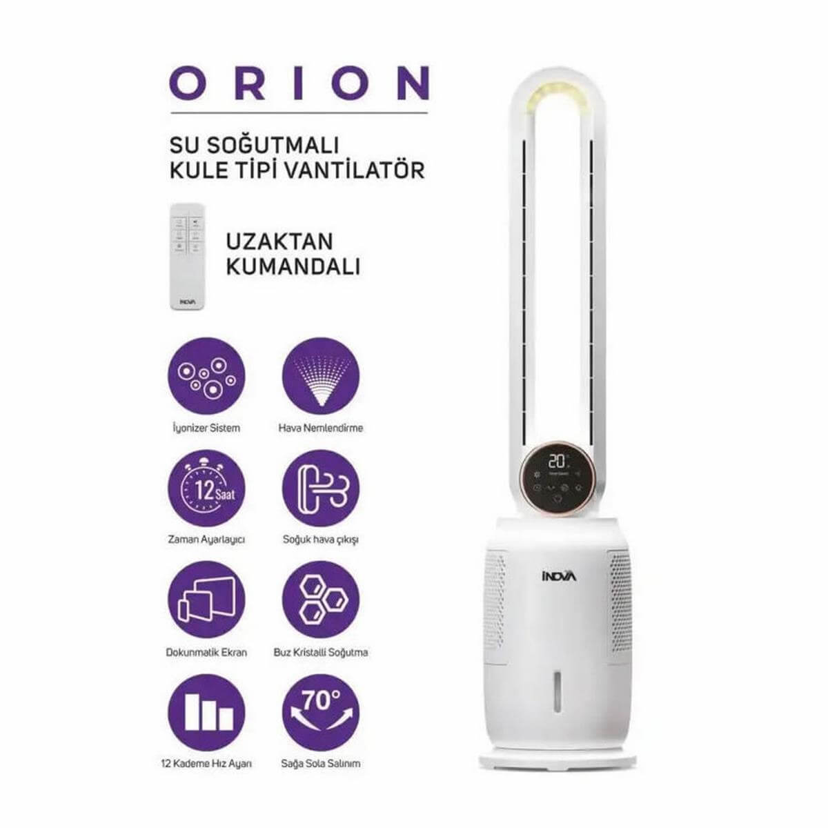 İnova Orion Su Soğutmalı Buharlı Kule Tipi Vantilatör (INOVA.ORION)