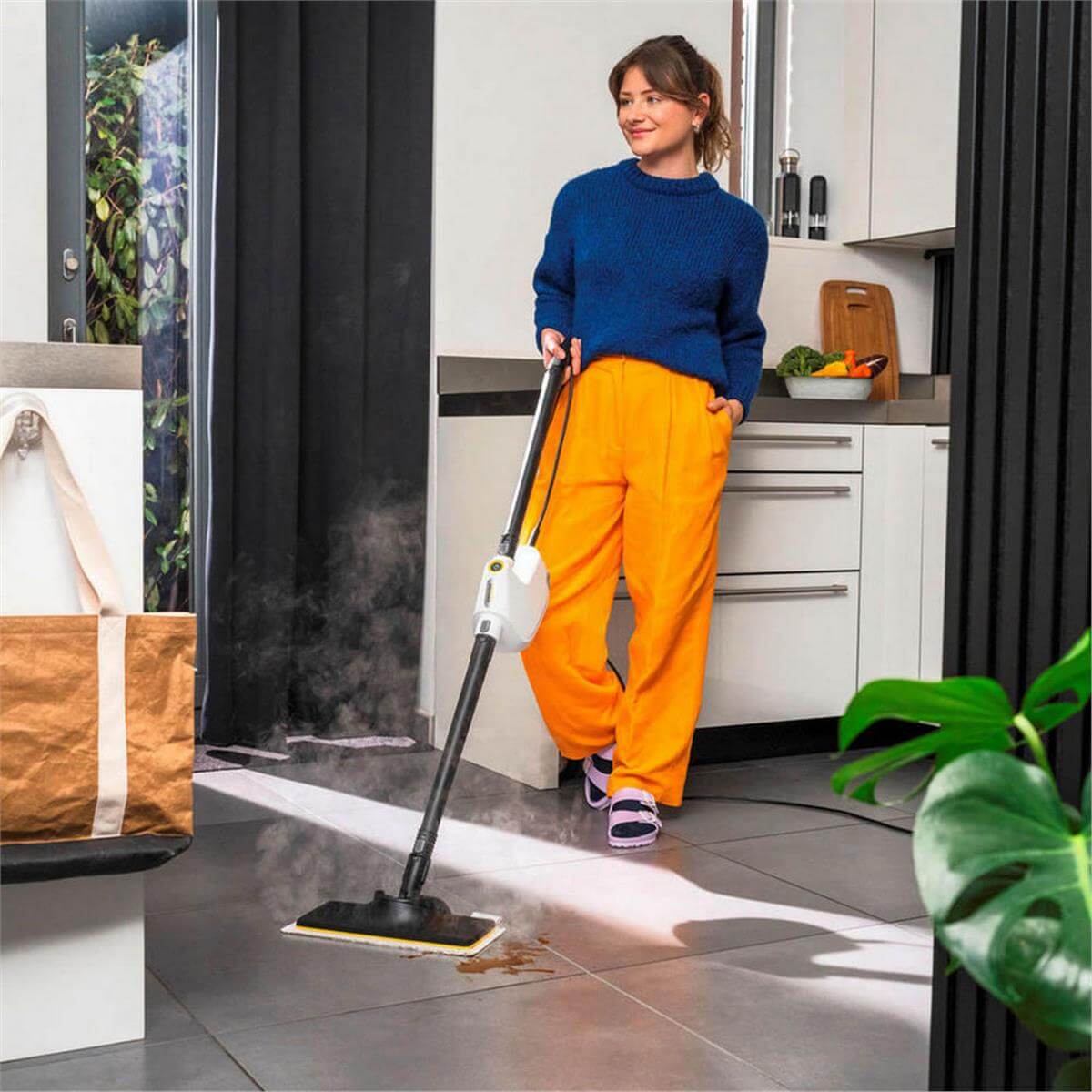 Karcher SC 1 Multi Buharlı Temizleyici + Mop (KCR-15164100)