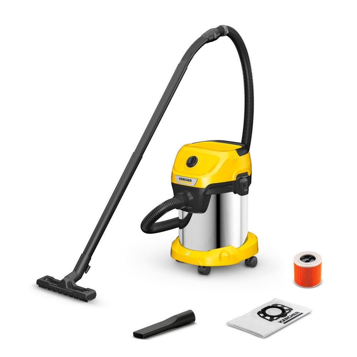 Karcher WD 3 S V-17/4/20 Islak Kuru Süpürge (KCR-16281350)