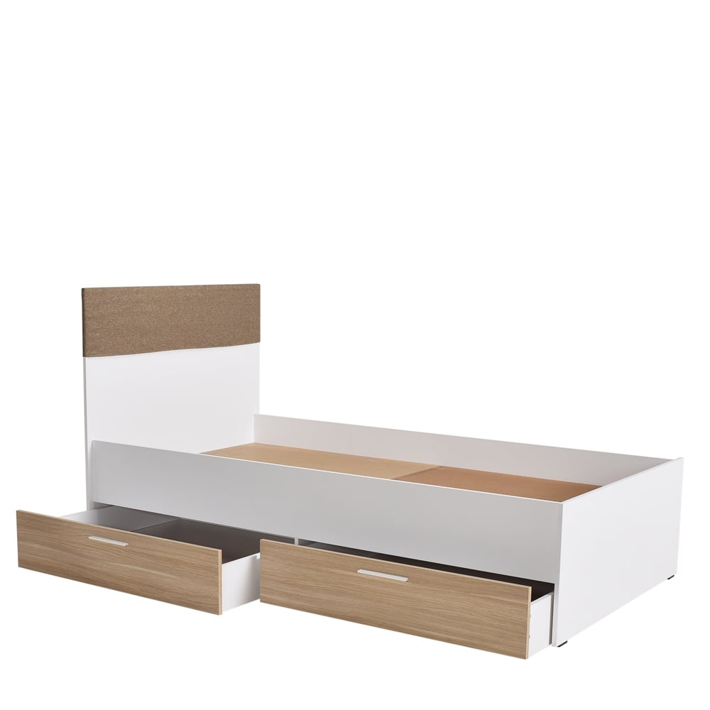 Adore Base Genç Odası 2 Çekmeceli Tek Kişilik Karyola (KRY-822-MB-3)