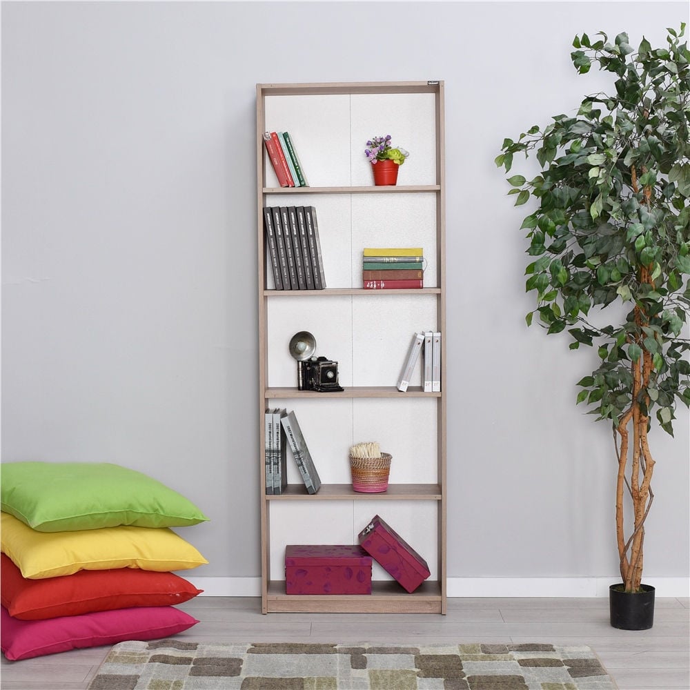 Adore Modern 5 Raflı Kitaplık (KTP-350-TT-1)