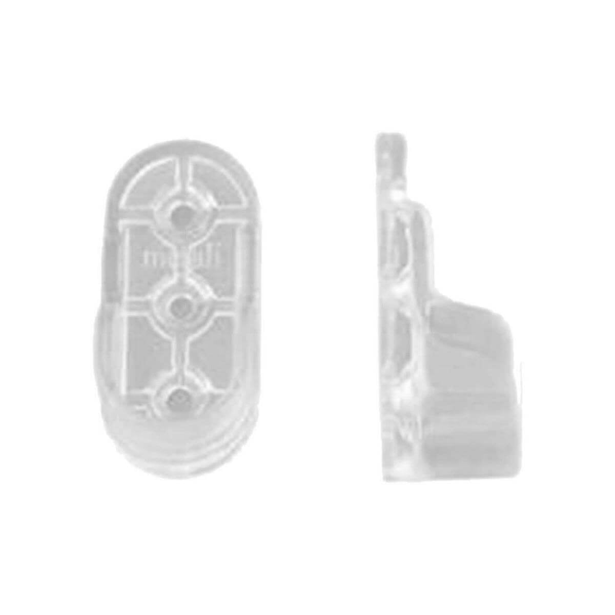 Metali Şeffaf Geniş Oval Flanş (M-4005)