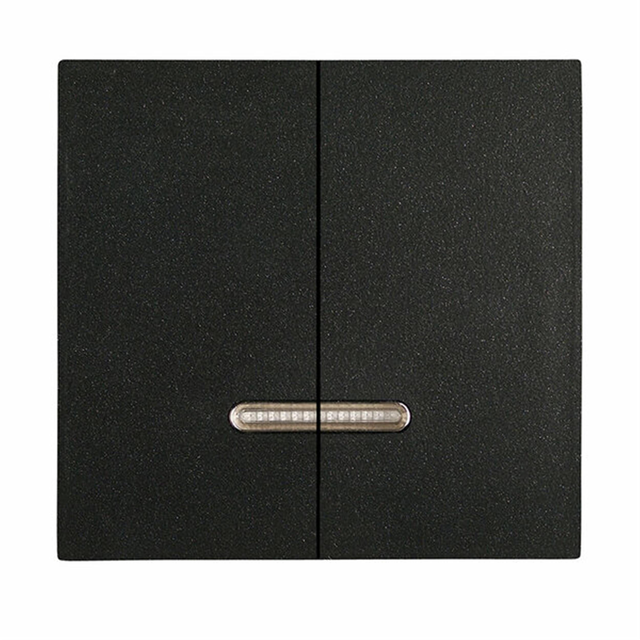 Makel Siyah Cellia Işıklı Komütatör Tuş (MAKEL.2254726)