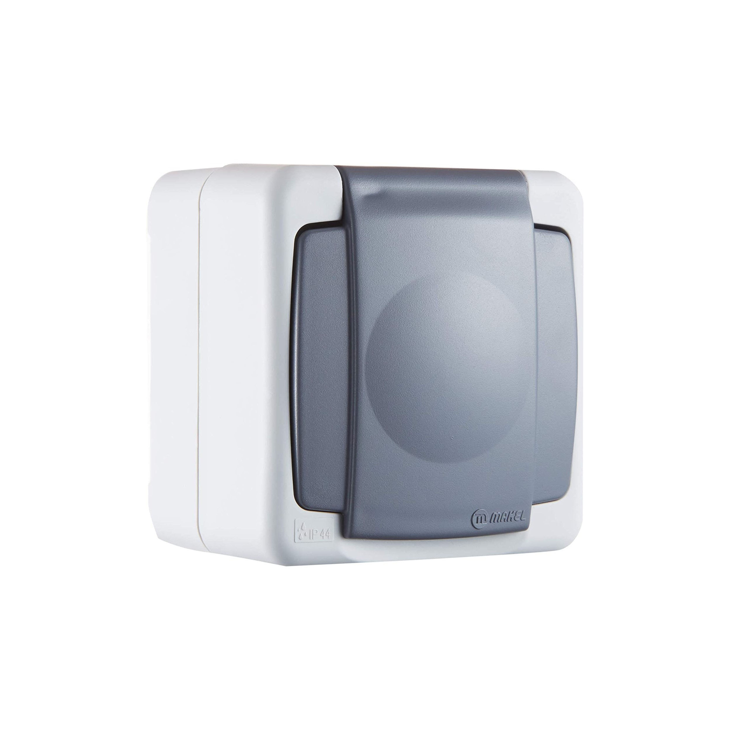 Makel IP 55 Nemli Yer Sıva Üstü Kapaklı Topraklı Priz (MAKEL.36064029)