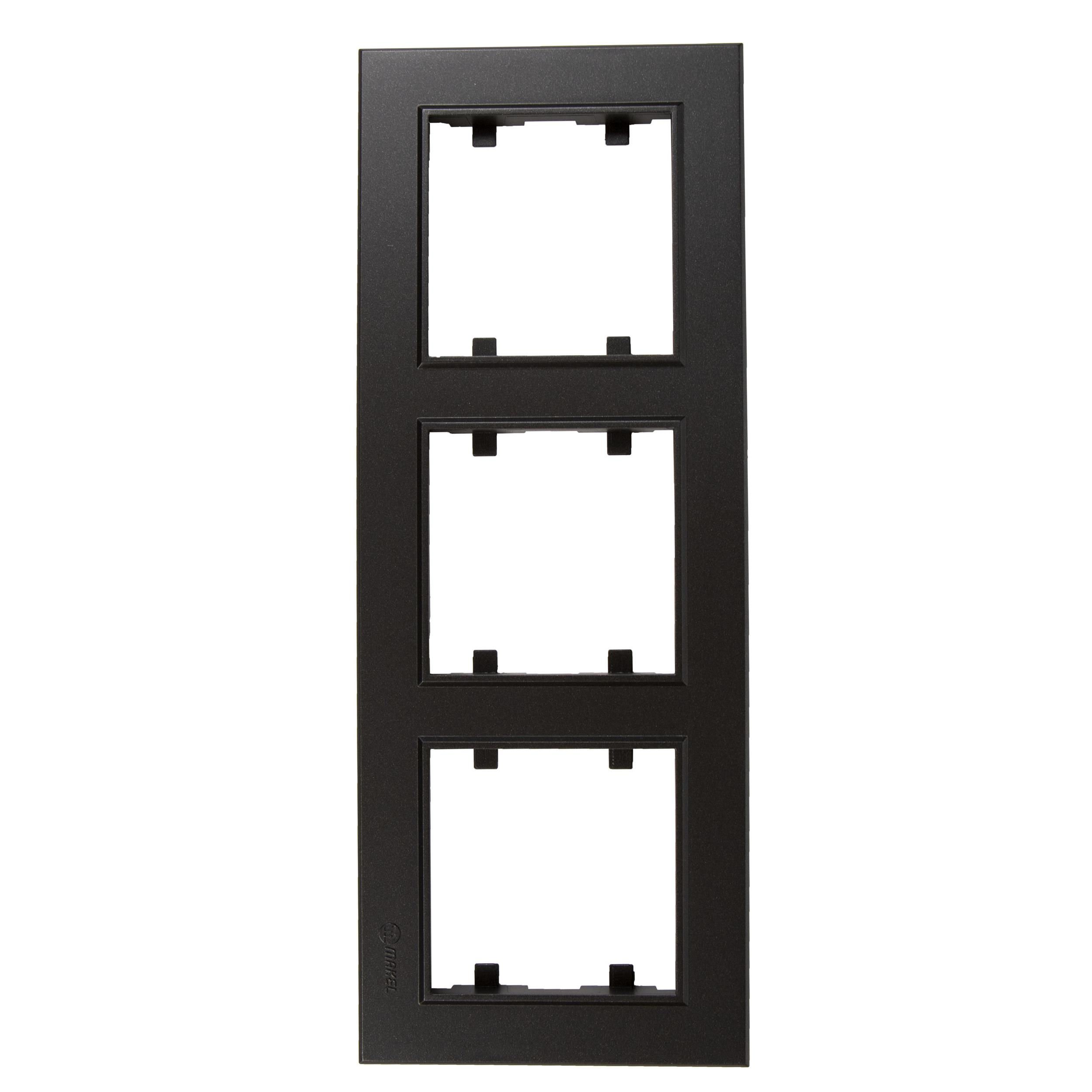 Makel Siyah Karea Üçlü Çerçeve (MAKEL.56054703)