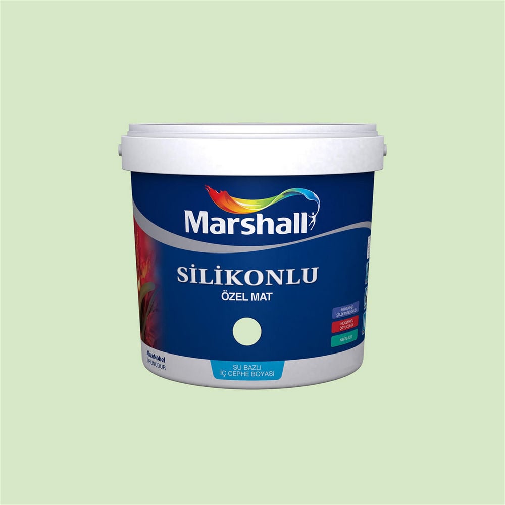 Marshall J8.12.80 2,5 Litre Silikonlu Özel Mat Su Bazlı İç Cephe Boyası (MARSHALL.5134335)