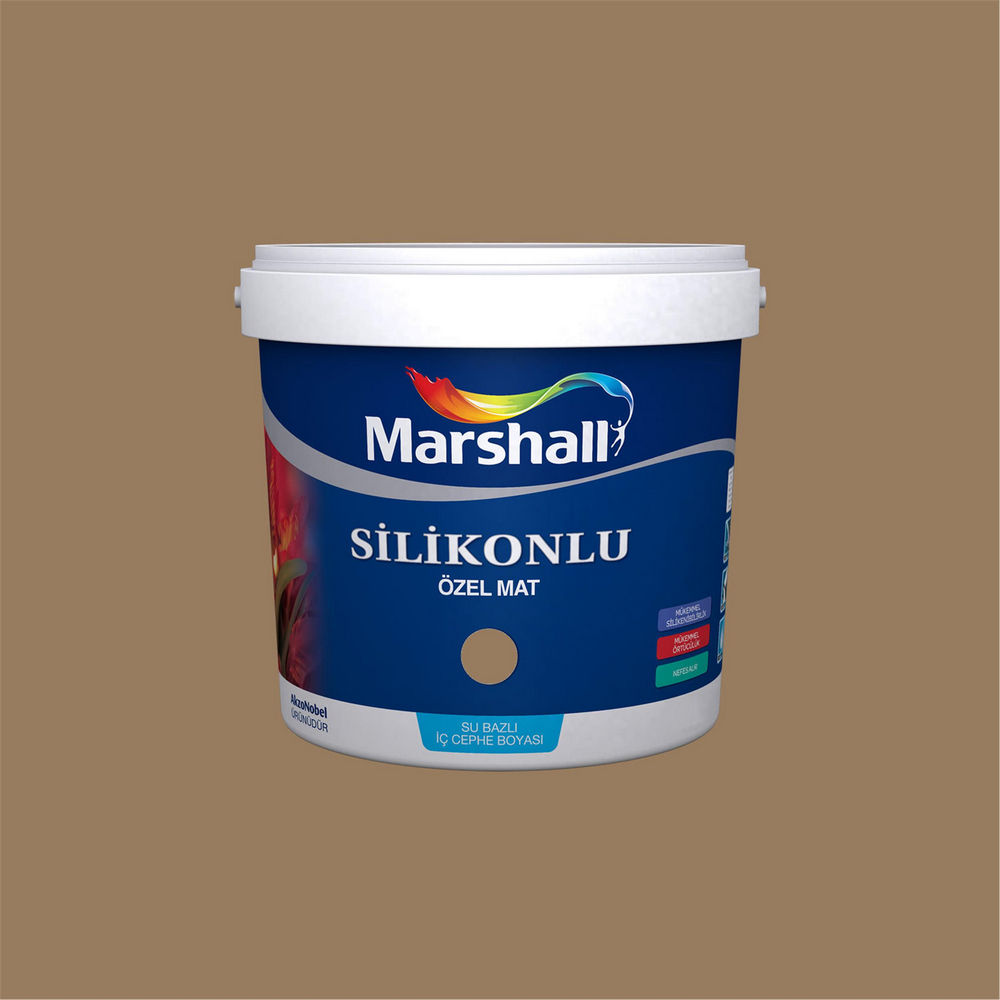 Marshall 10YY 23/184 1 Litre Silikonlu Özel Mat Su Bazlı İç Cephe Boyası (MARSHALL.5134336)