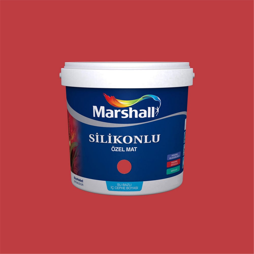 Marshall Elma Şekeri 1 Litre Silikonlu Özel Mat Su Bazlı İç Cephe Boyası (MARSHALL.5134336)
