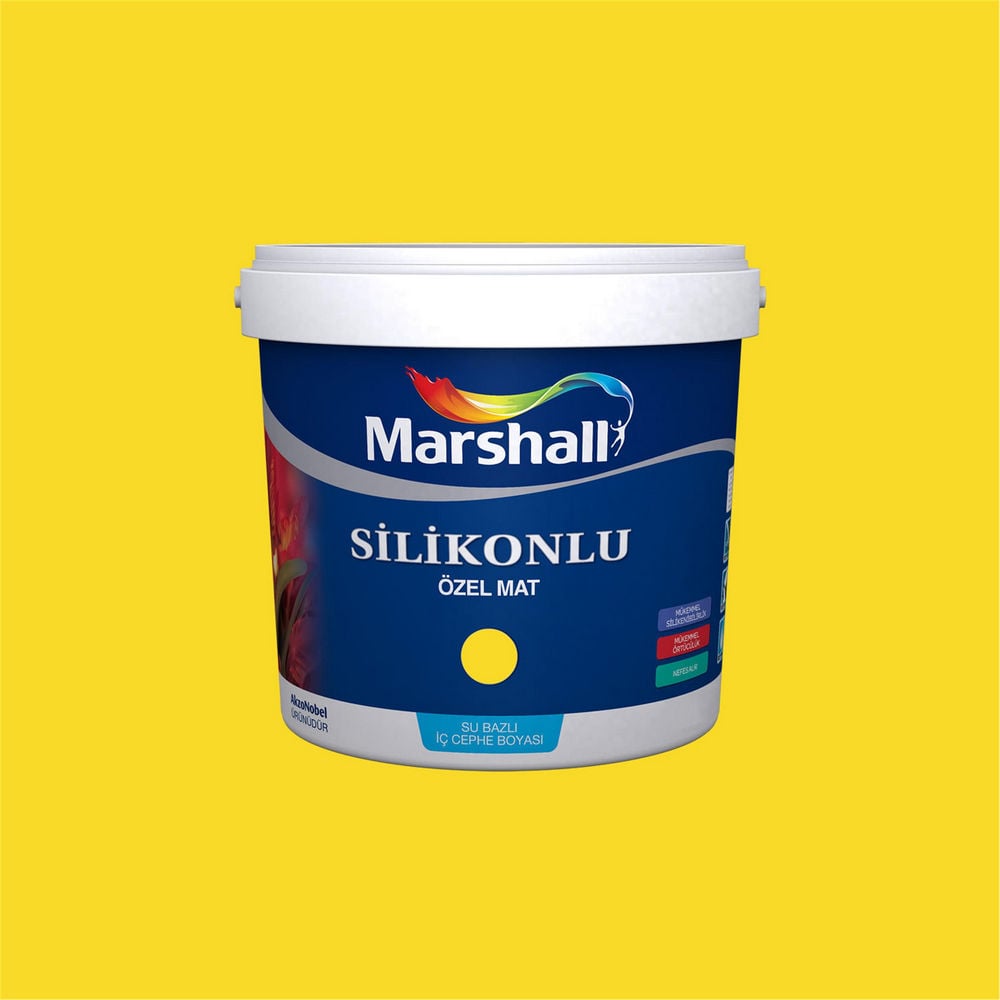 Marshall G2.58.80 1 Litre Silikonlu Özel Mat Su Bazlı İç Cephe Boyası (MARSHALL.5134336)