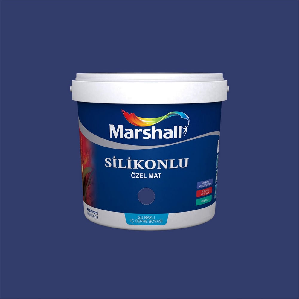 Marshall 91BB 07/263 1 Litre Silikonlu Özel Mat Su Bazlı İç Cephe Boyası (MARSHALL.5134336)