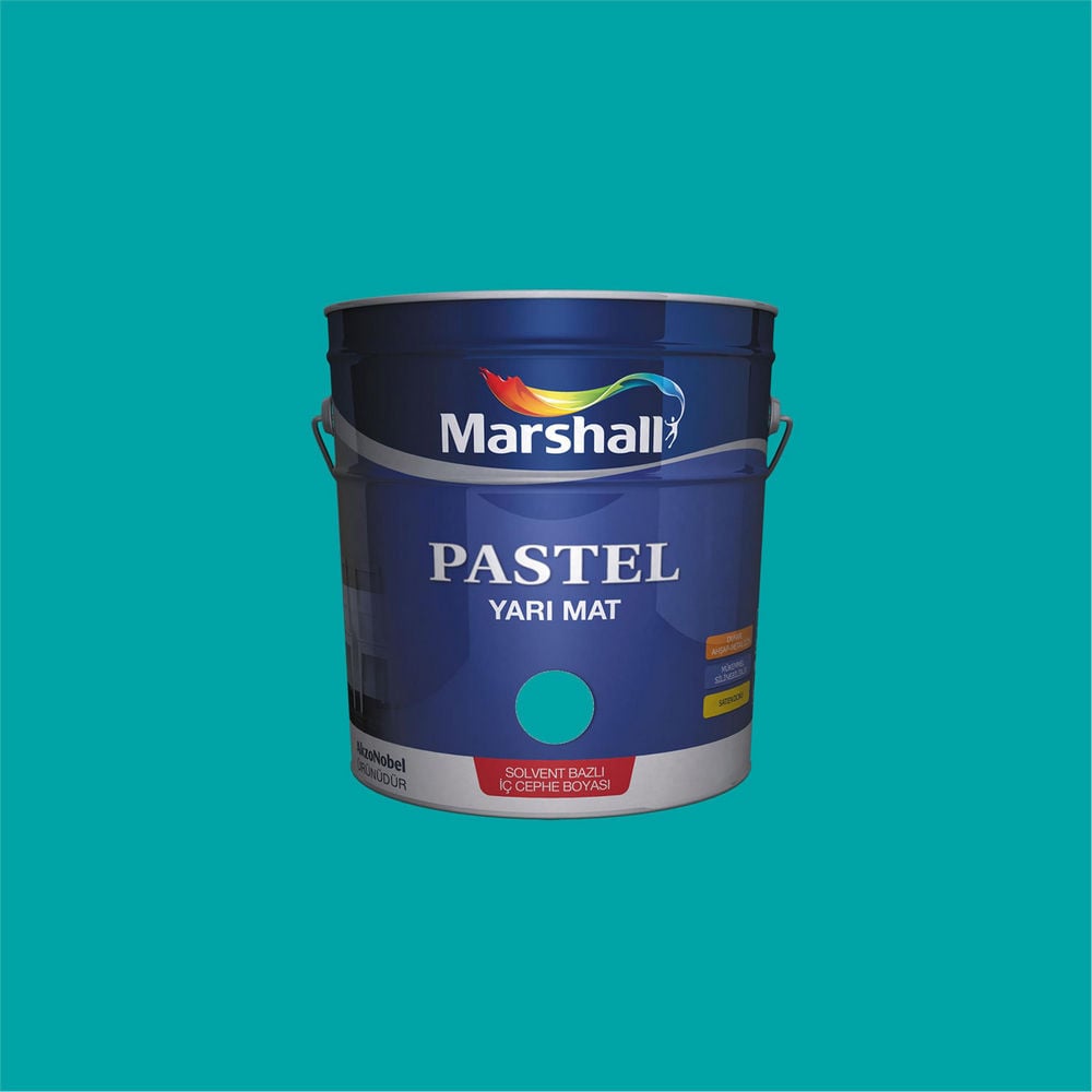 Marshall 88GG 32/346 1 Litre Pastel Yarı Mat Solvent Bazlı İç Cephe Boyası (MARSHALL.5598997)