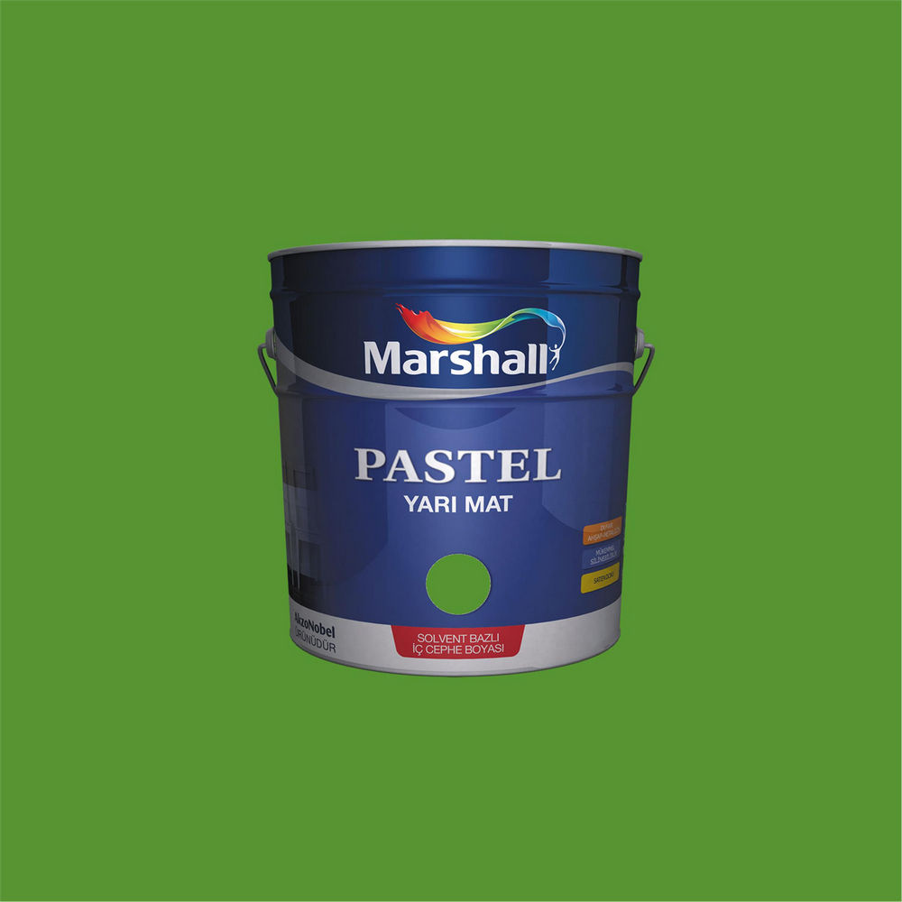 Marshall 43GY 24/566 1 Litre Pastel Yarı Mat Solvent Bazlı İç Cephe Boyası (MARSHALL.5599001)