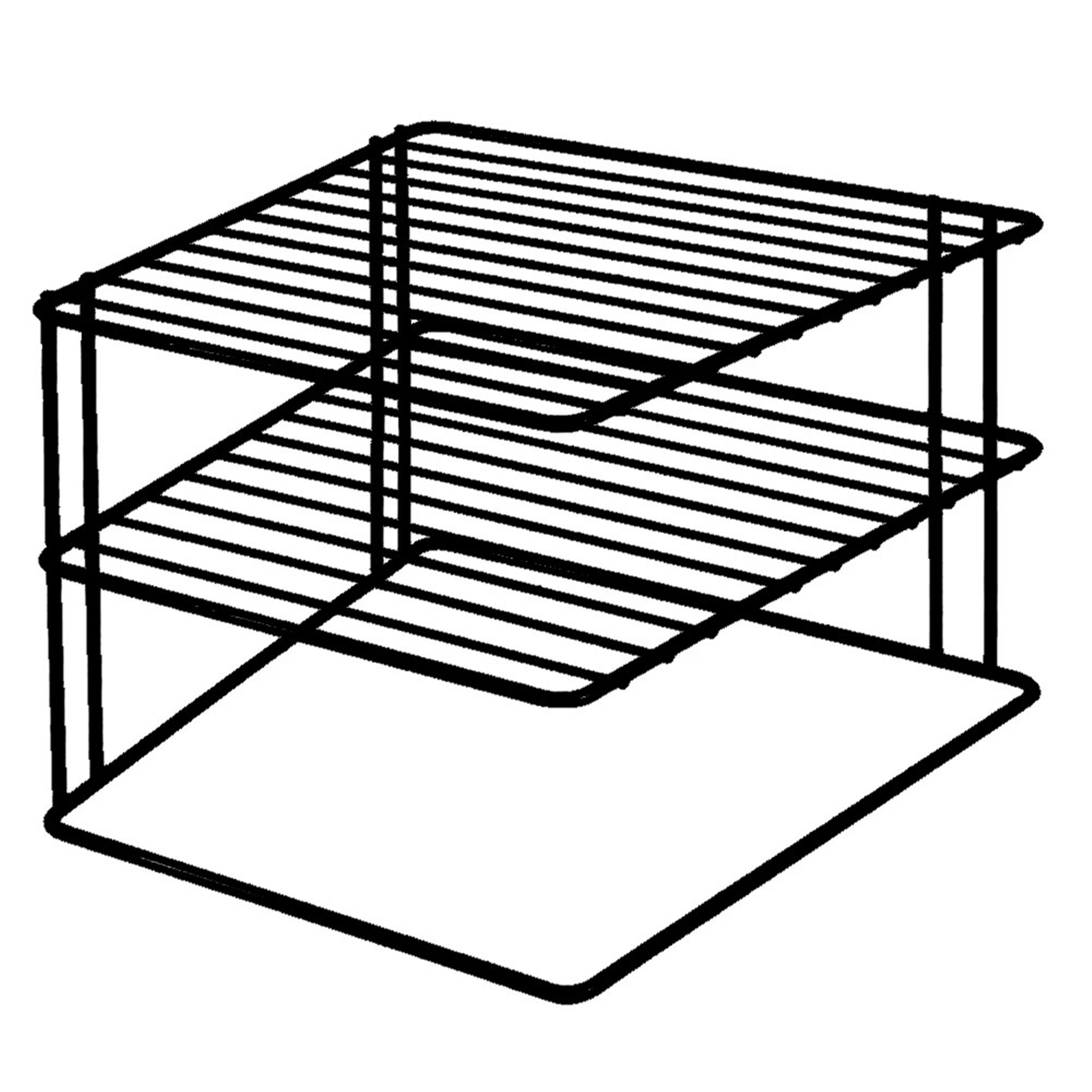 Metaltex Siyah Tabaklık Köşe Rafı (METALTEX-M781302)