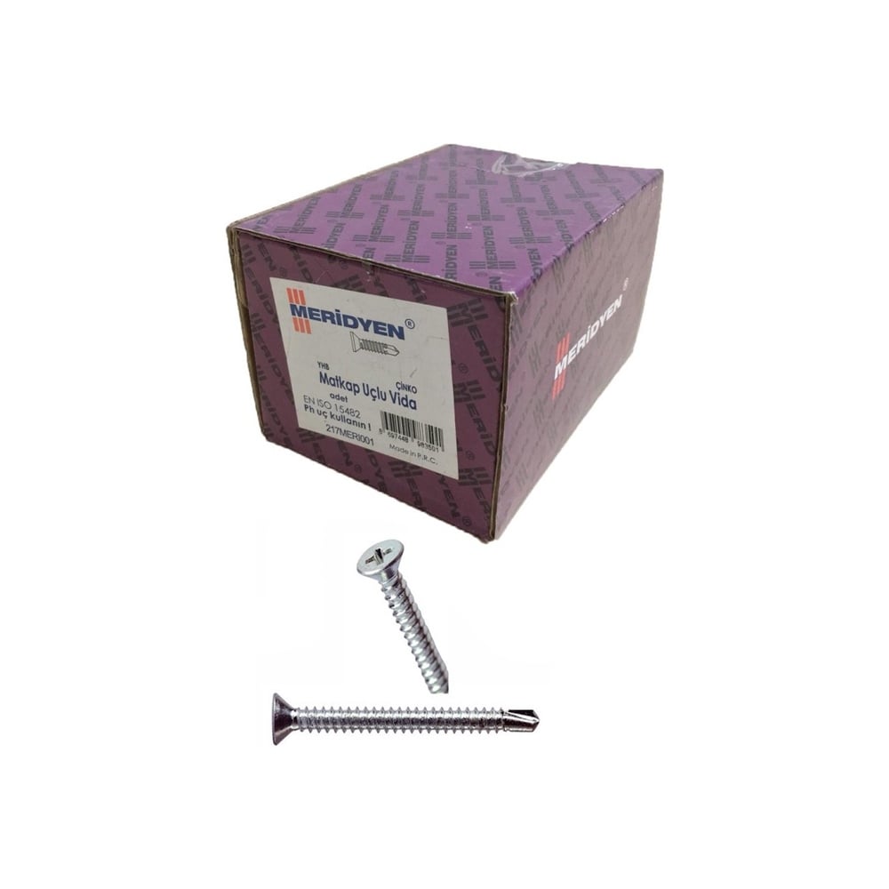 Meridyen 4,8x32 Matkap Uçlu Vida (500 Adet) (MRD.4,8X32 YHB)