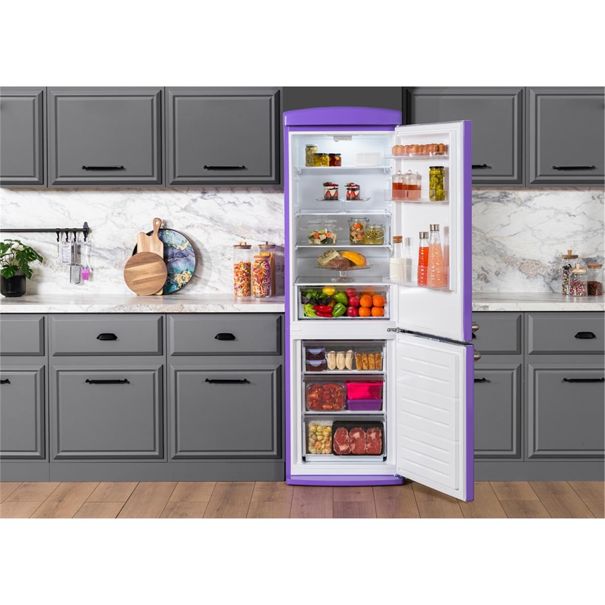 Regal Mor Retro ST 37010 Kombi Buzdolabı (REGAL.20265453)