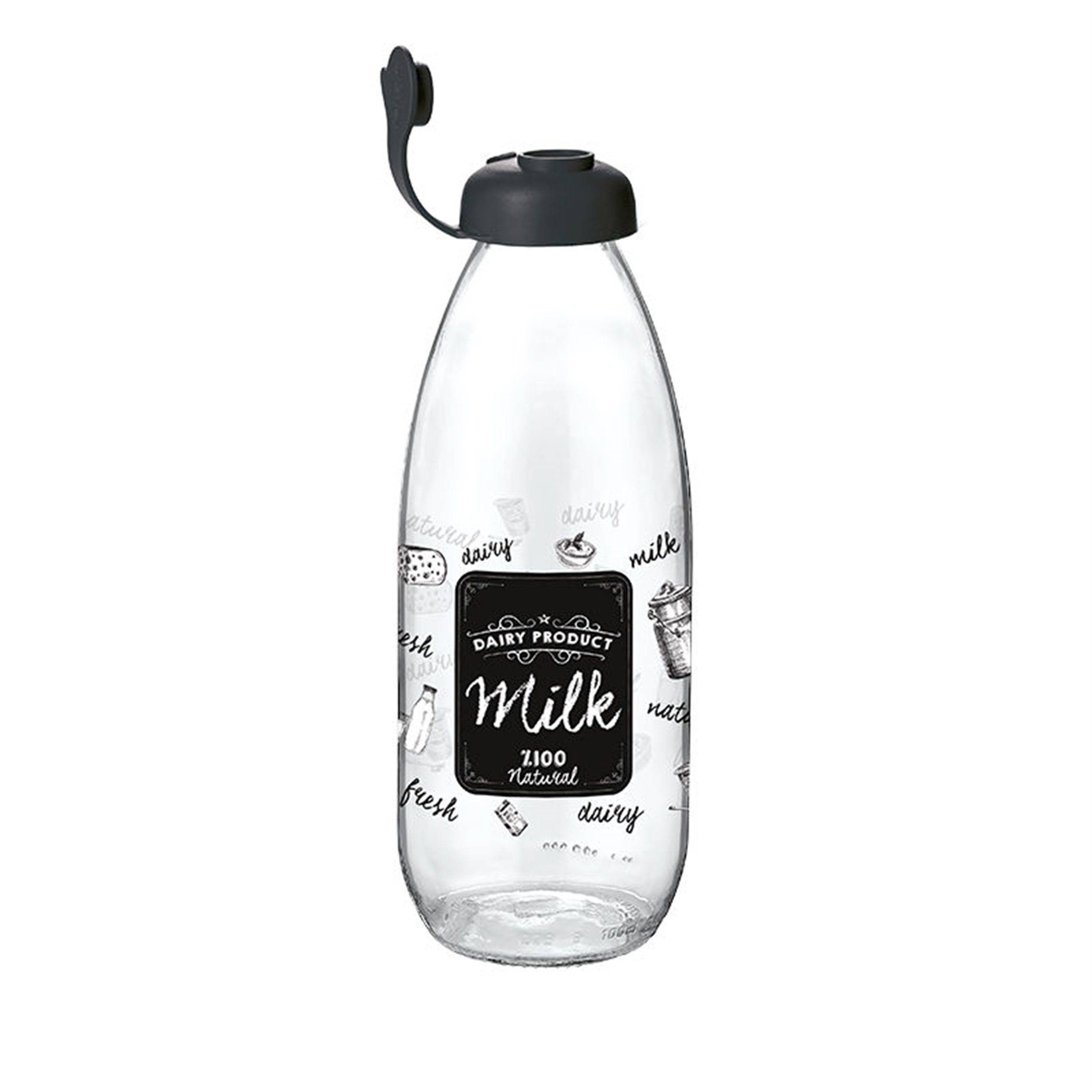 Renga 1 Litre Desenli Süt Şişesi (RENGA-182040-151944)