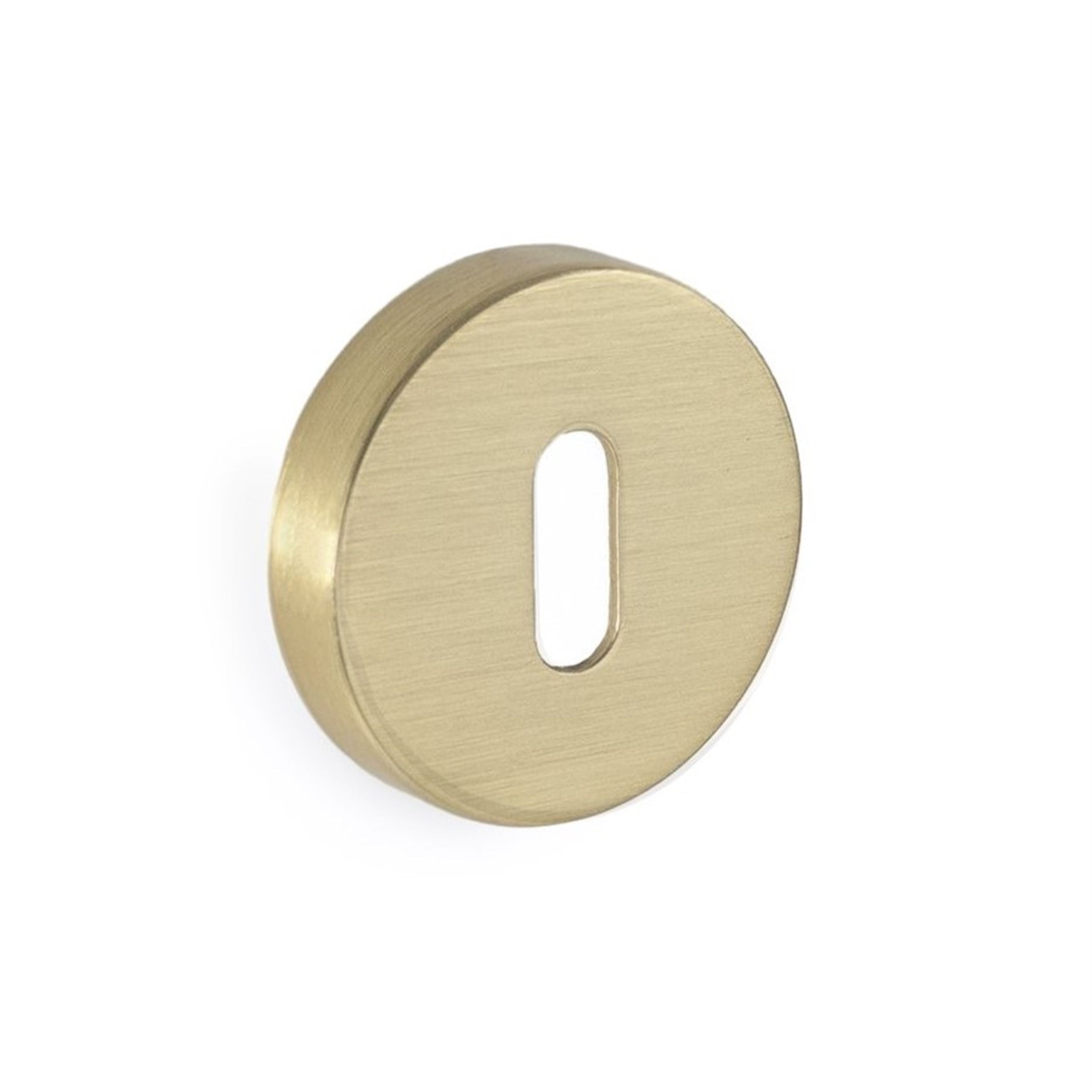 System Pirinç Saten Oda Kapı Rozeti (RO12N BB)