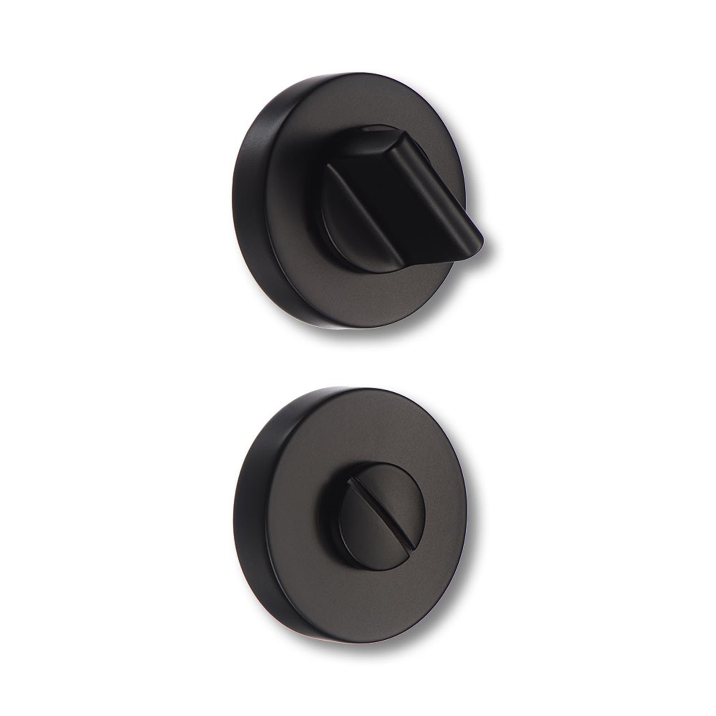 System Siyah Banyo Kapı Rozeti (RO12W AL6)