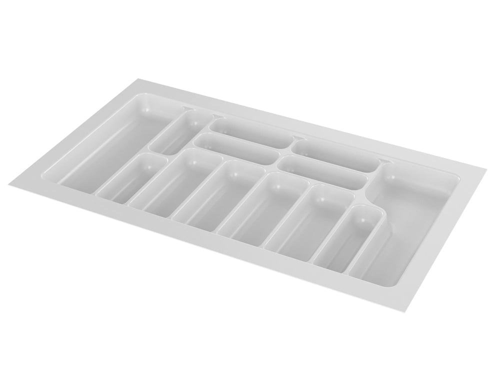 Starax Beyaz Plastik Kaşıklık (S-2290-W)