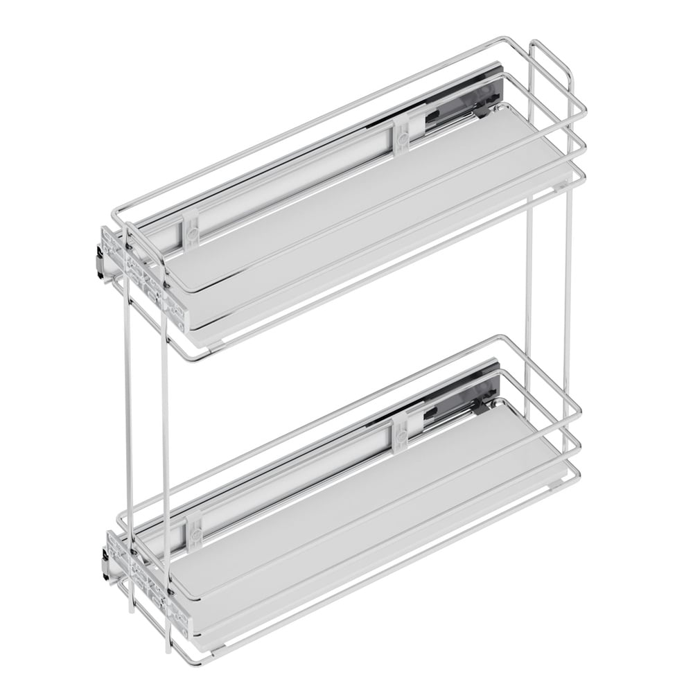 Starax Krom Yandan Teleskopik Raylı Deterjanlık (S-2481-C)