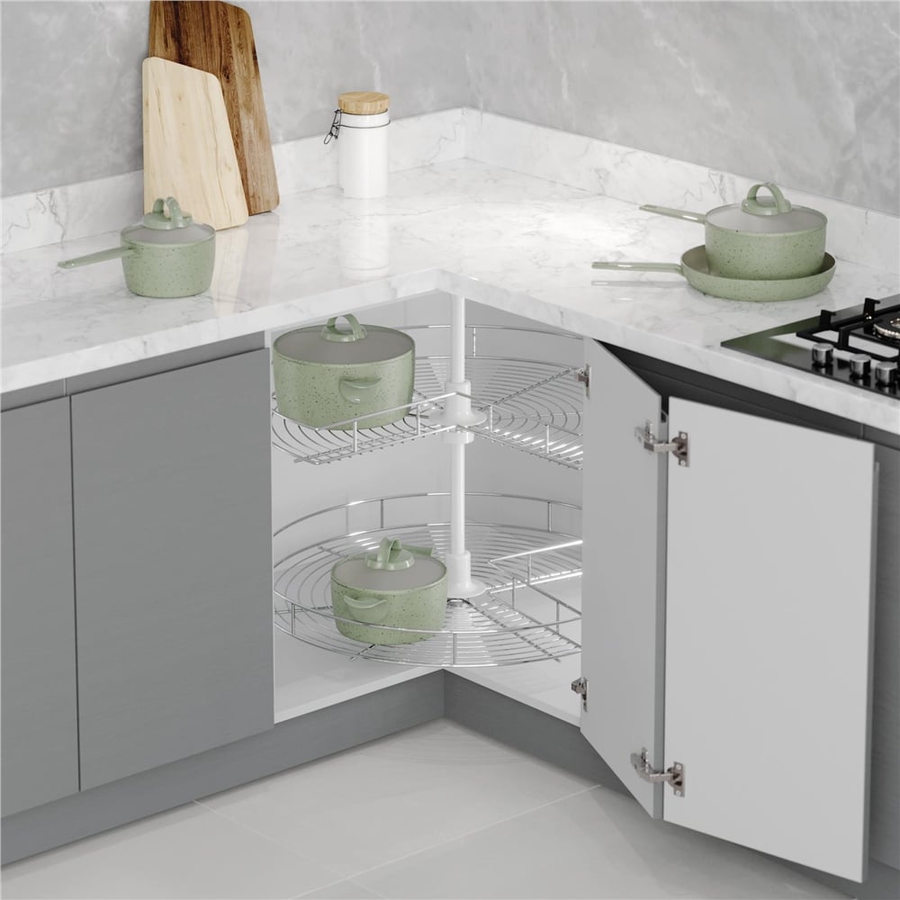 Starax Krom 3/4 Döner Sepet Takımı (S-3022-C)