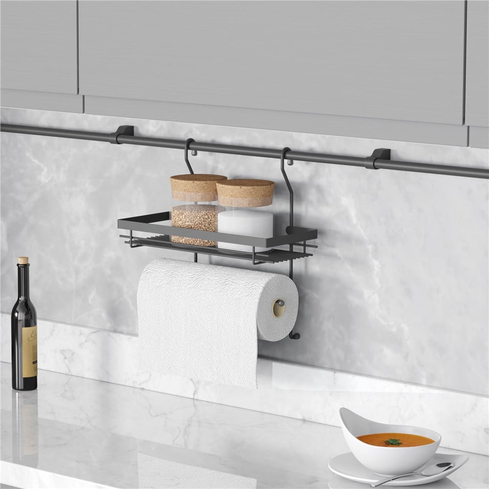 Starax Antrasit Havlu Askılı Baharatlık (S-4604-A)