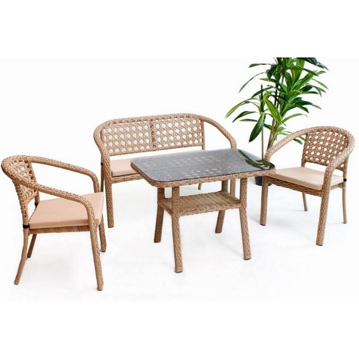 Sedir Eskitme Lima Bahçe Mobilyası (SEDİR.LİM511)