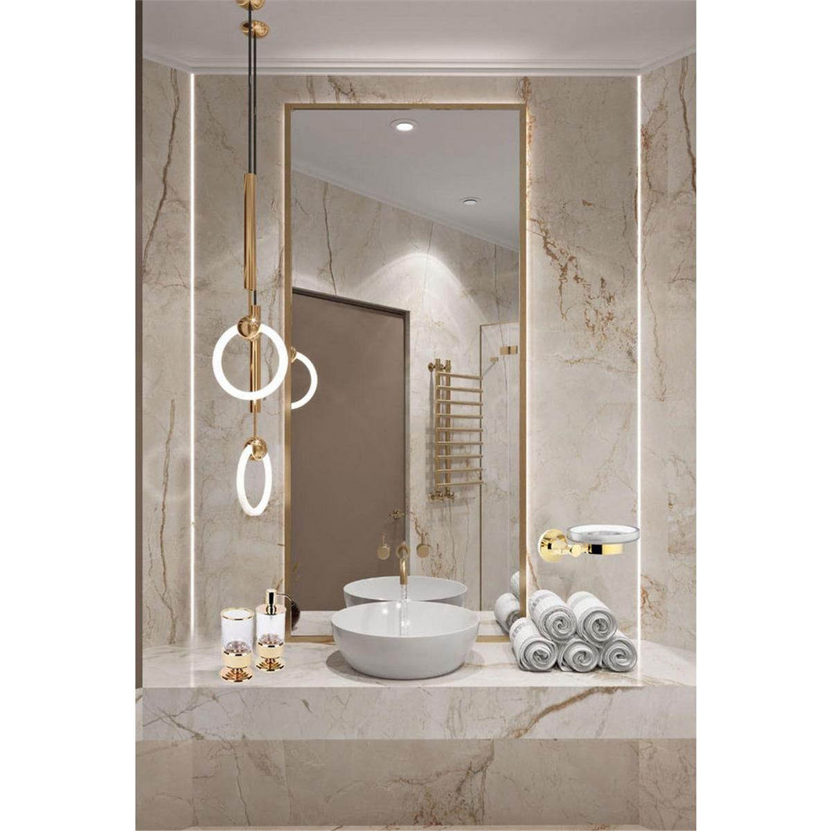 Serel Altın Camlı Purity Sabunluk (SEREL.140113001A)