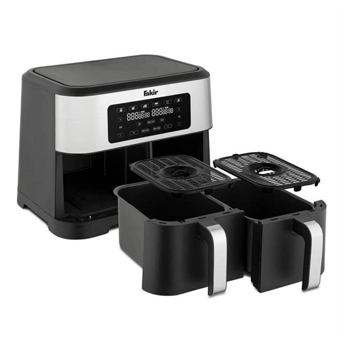 TEKA Siyah Cam Chef 7 Ankastre Set + Fakir Premium Chefry 8.5 lt Yağsız Fritöz