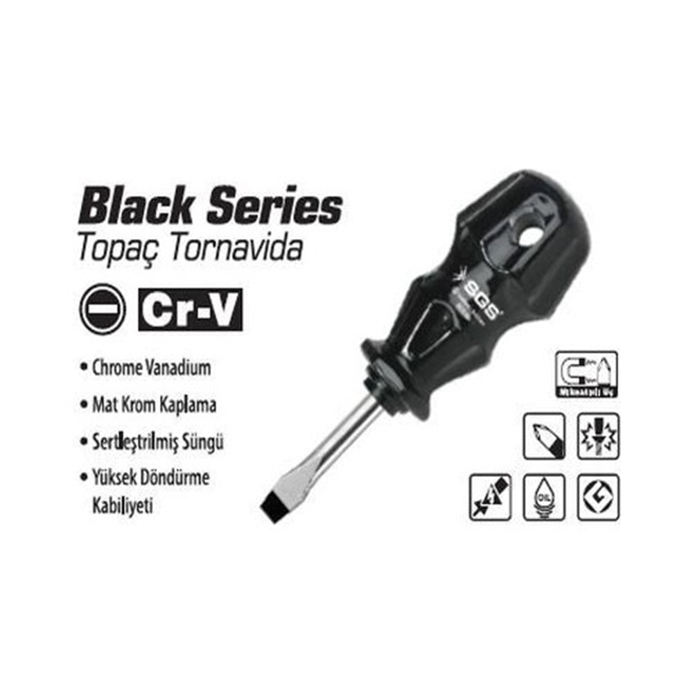 SGS 6x35 Topaç Düz Tornavida (SGS664)