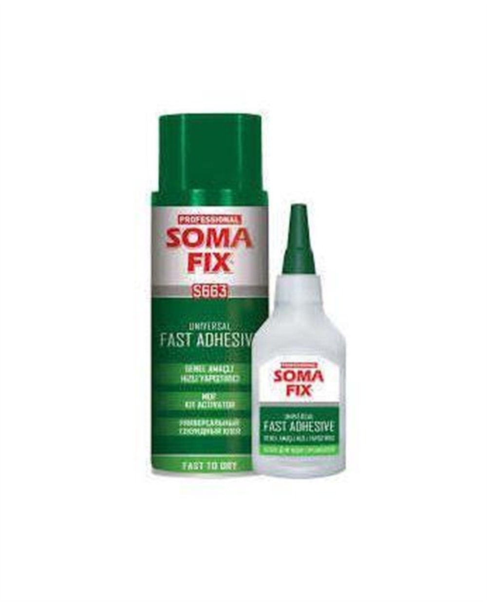 Somafix 200 ml Hızlı Yapıştırıcı Set + 50 gr Aktivatör (SOMAFIX.S663)