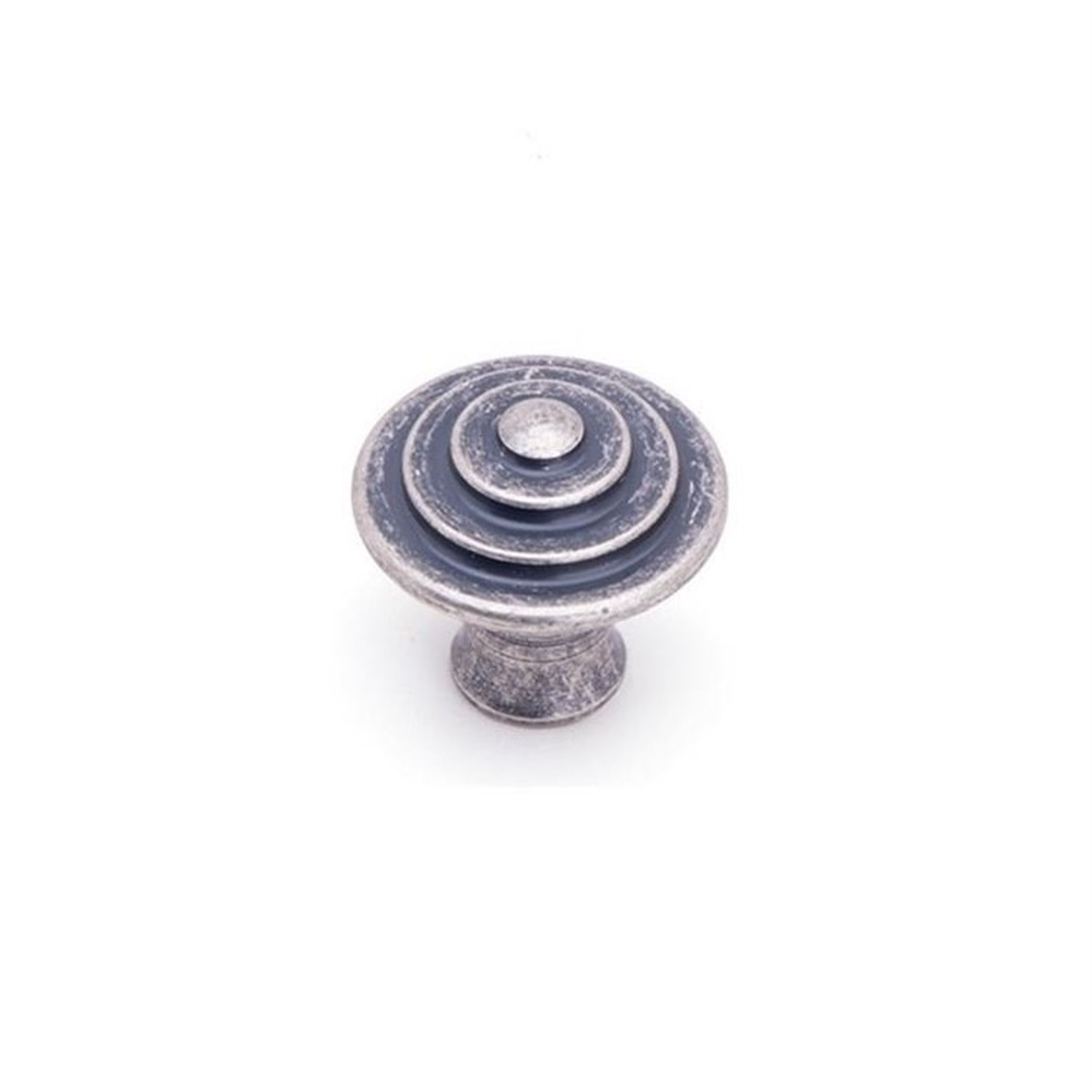 System Antik Gümüş 32 mm Düğme Mobilya Kulpu (SY1935 0032 OSM)