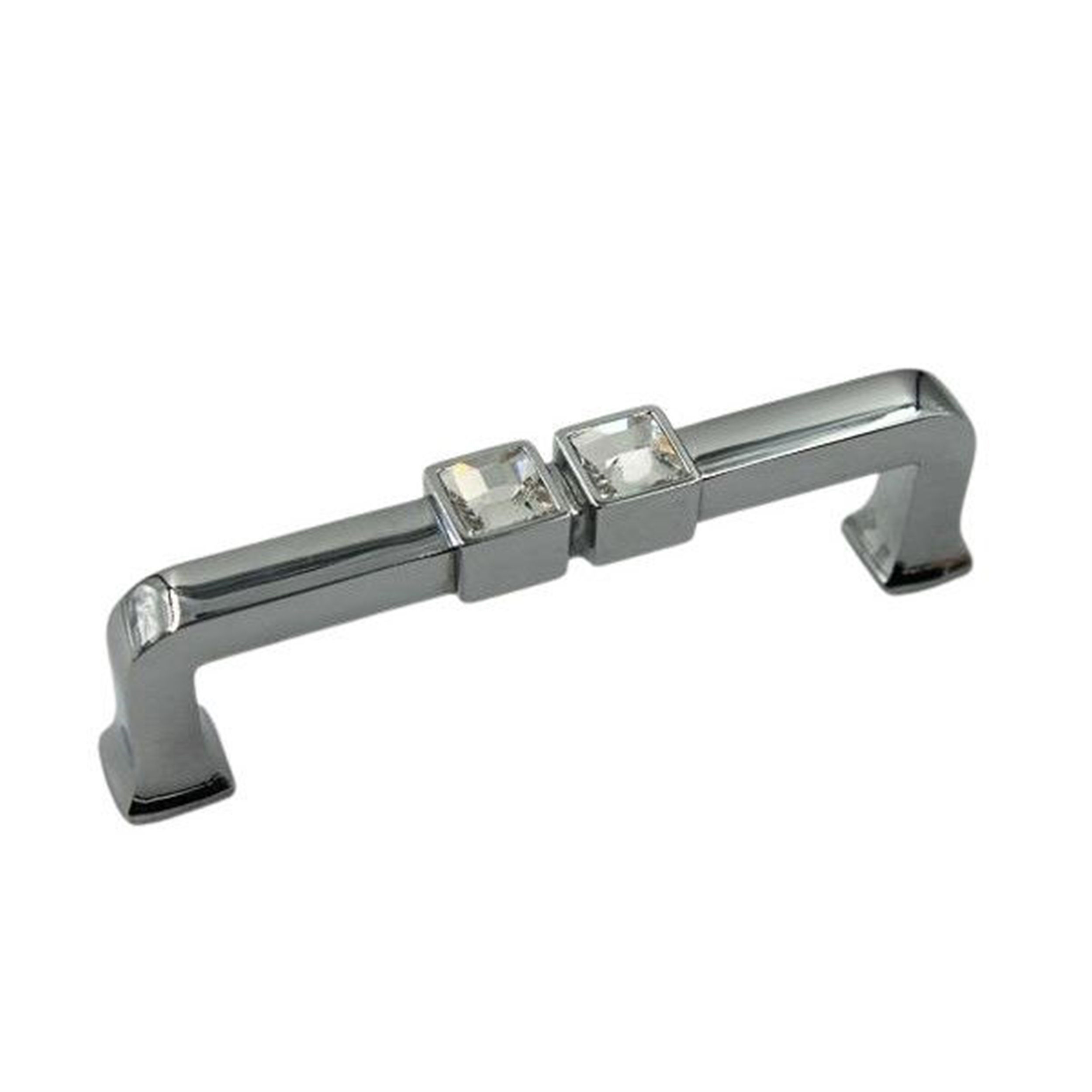 System Krom Swarovski Taşlı 96 mm Gömme Mobilya Kulpu (SY4195 0096 CR-SW2)