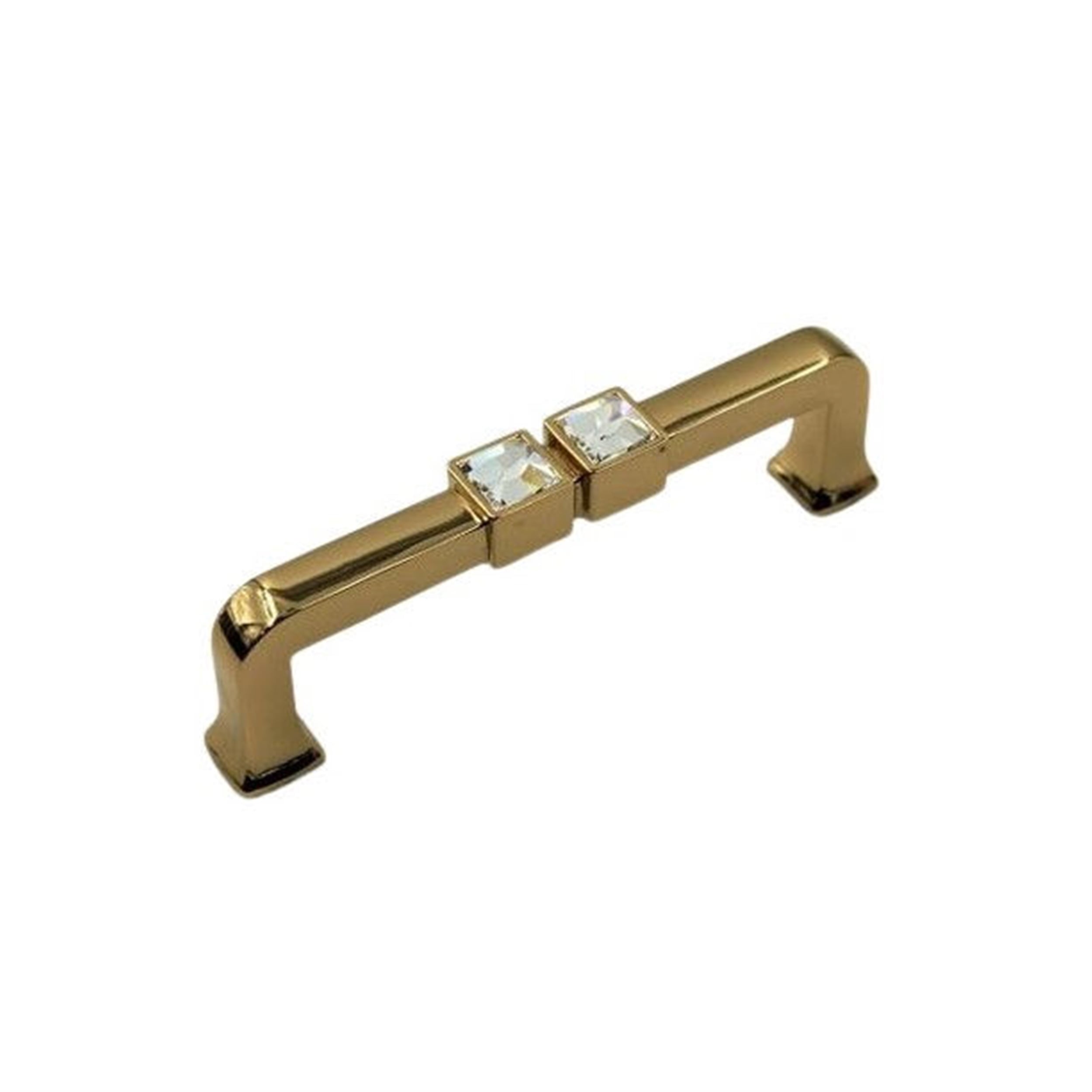 System Altın Swarovski Taşlı 96 mm Gömme Mobilya Kulpu (SY4195 0096 GL-SW2)