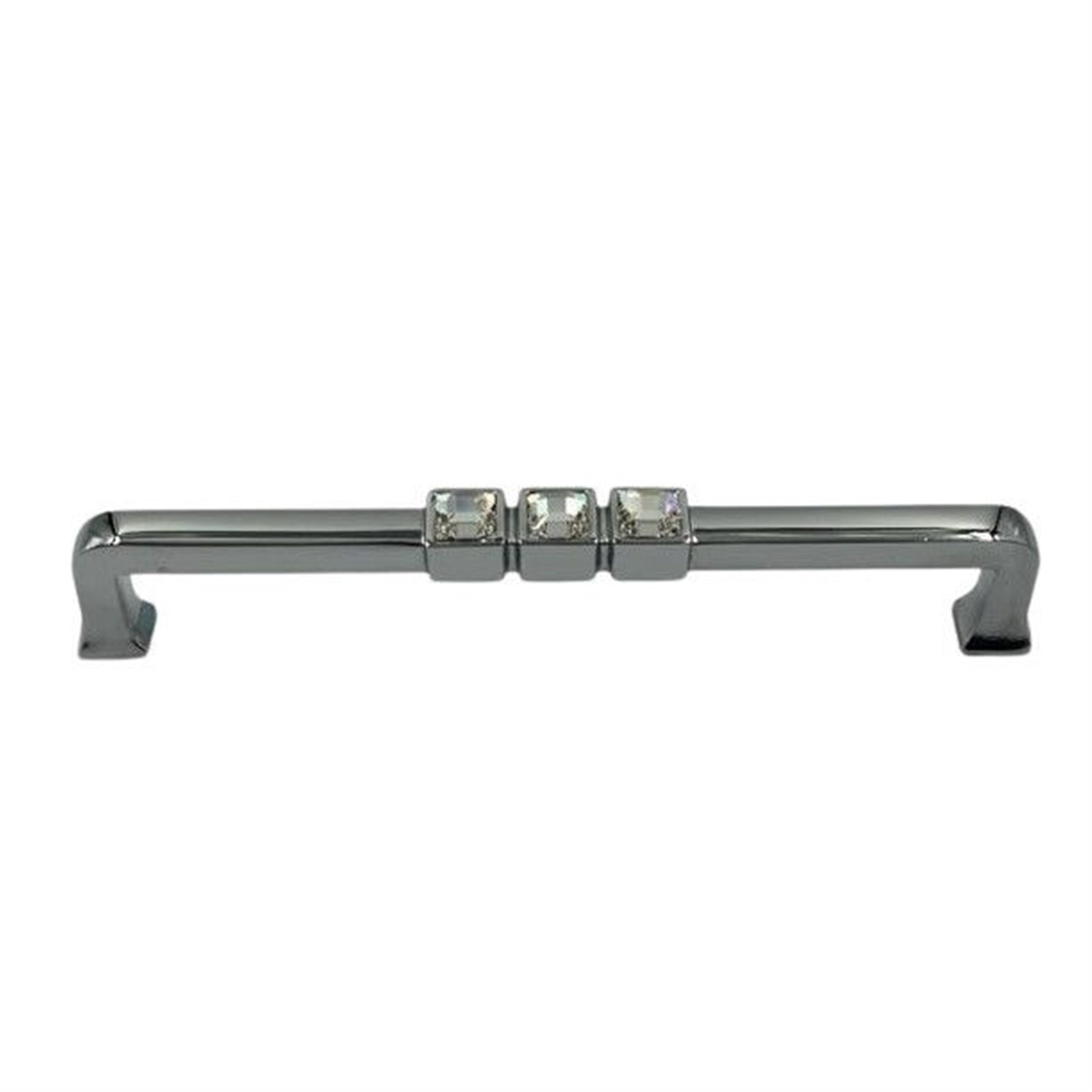 System Krom Swarovski Taşlı 160 mm Çekme Mobilya Kulpu (SY4195 0160 CR-SW2)