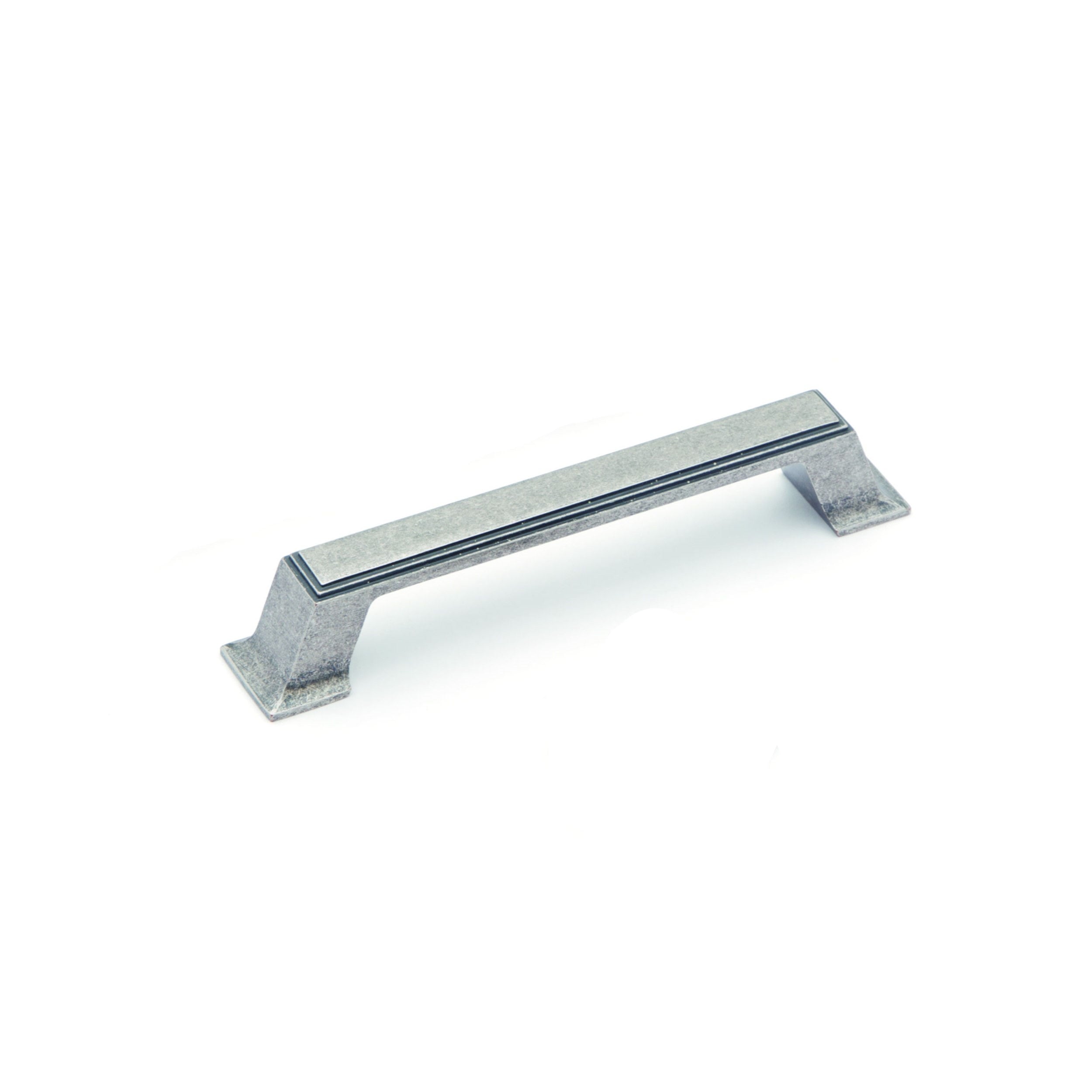 System Antik Gümüş 128 mm Çekme Mobilya Kulpu (SY4235 0128 OSM)
