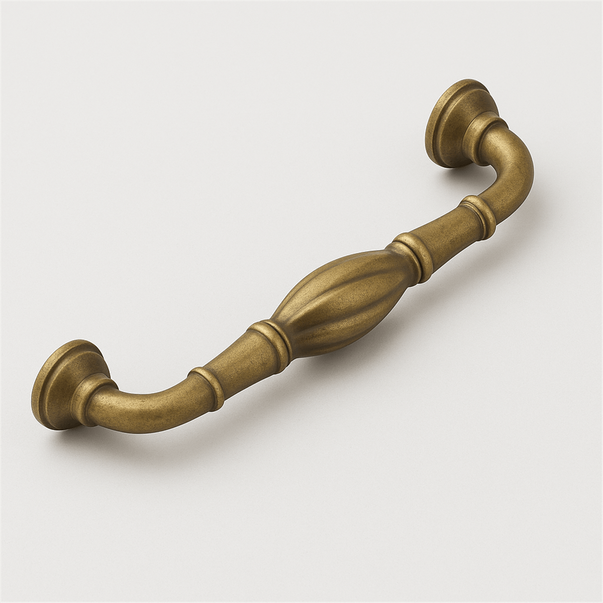 System Antik Sarı Vibrasyon Mat 192 mm Çekme Mobilya Kulpu (SY4477 0192 AVM)