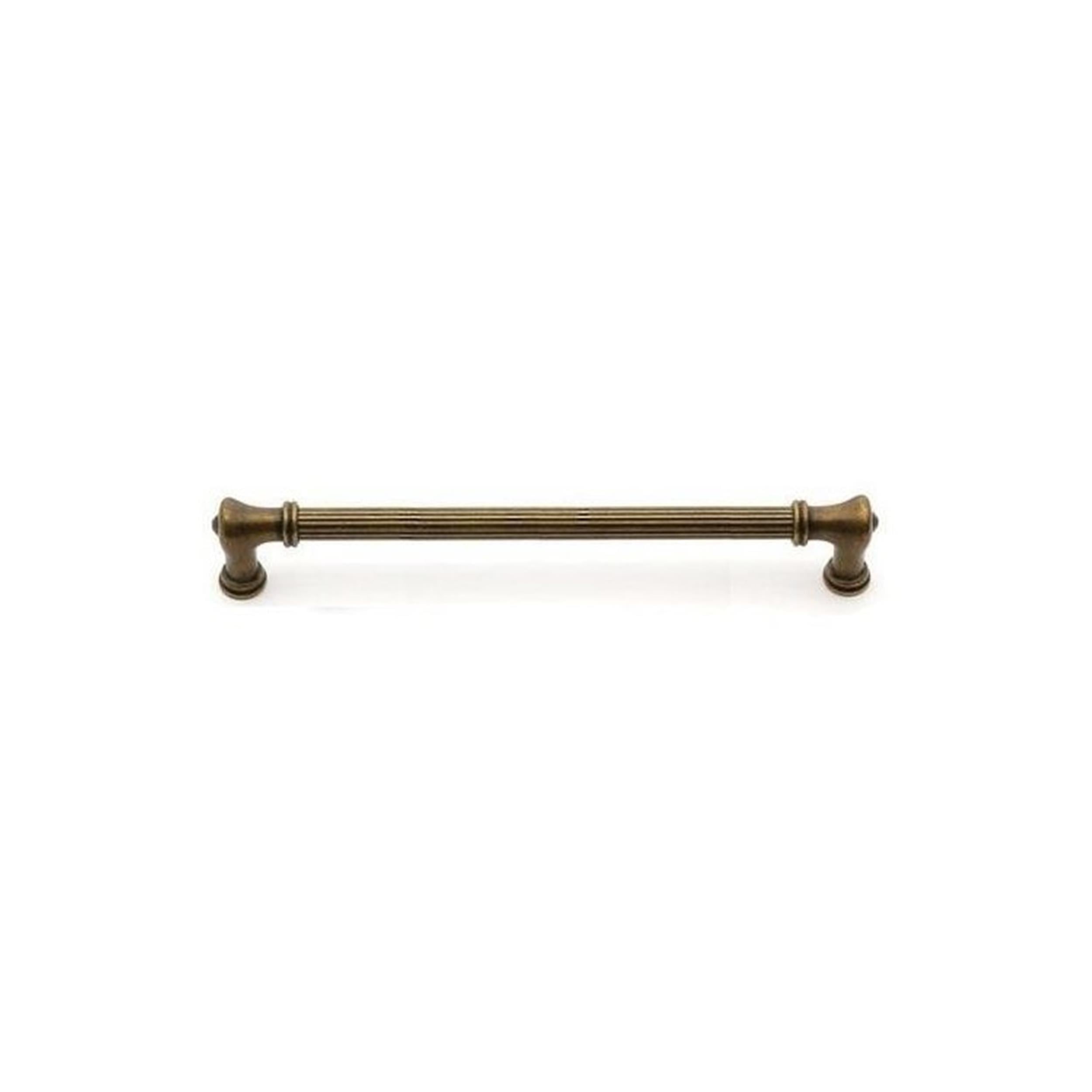 System Antik Sarı Vibrasyon Mat 256 mm Çekme Mobilya Kulpu (SY4640 0256 AVM-AVM)