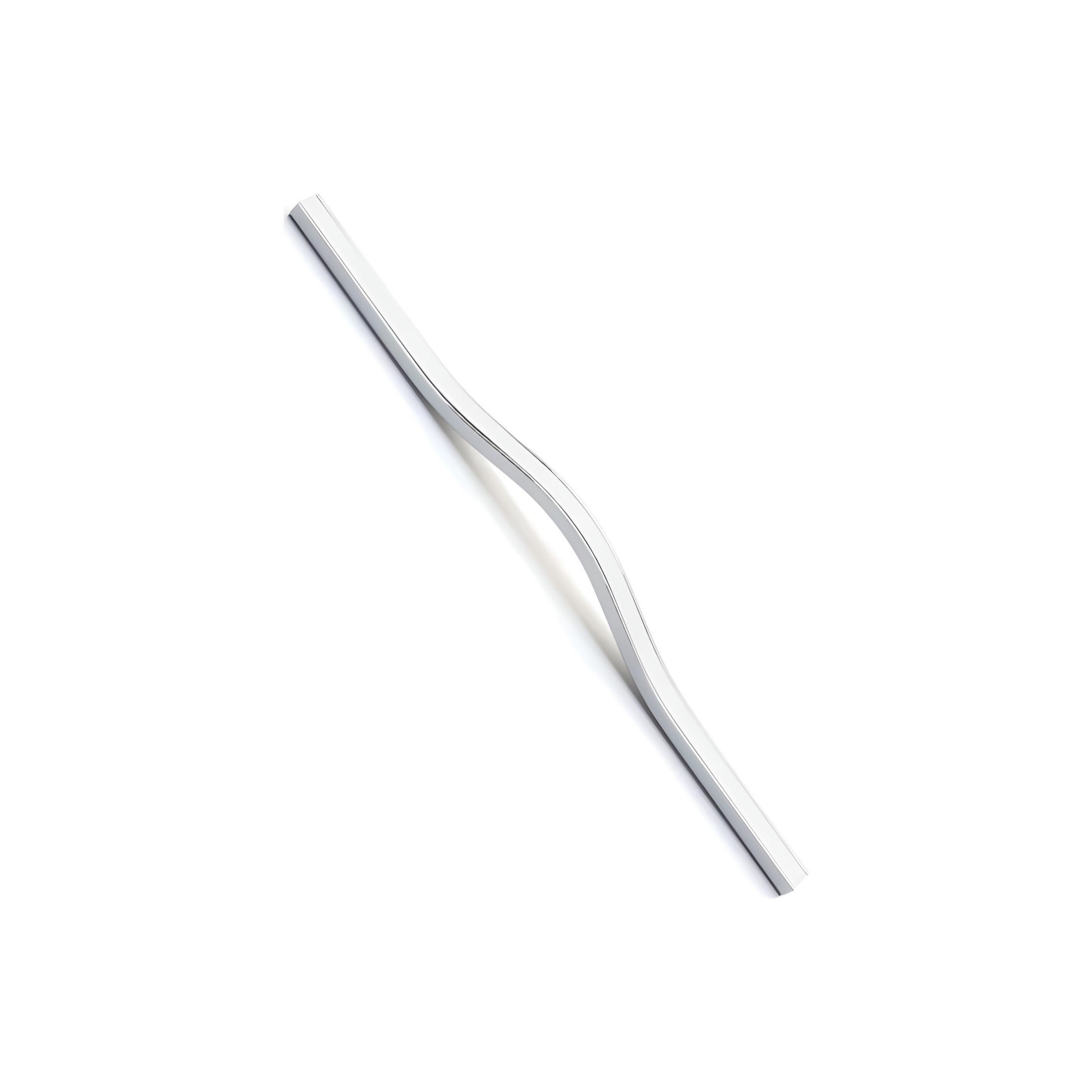 System Krom-Beyaz 224 mm Çekme Mobilya Kulpu (SY7615 0224 CR-AL7)