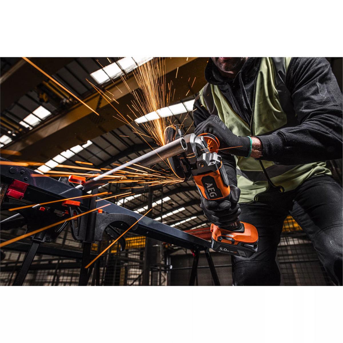 AEG BEWS 18-125BLPX2-0 Aküsüz Taşlama Makinası (T4935480857)