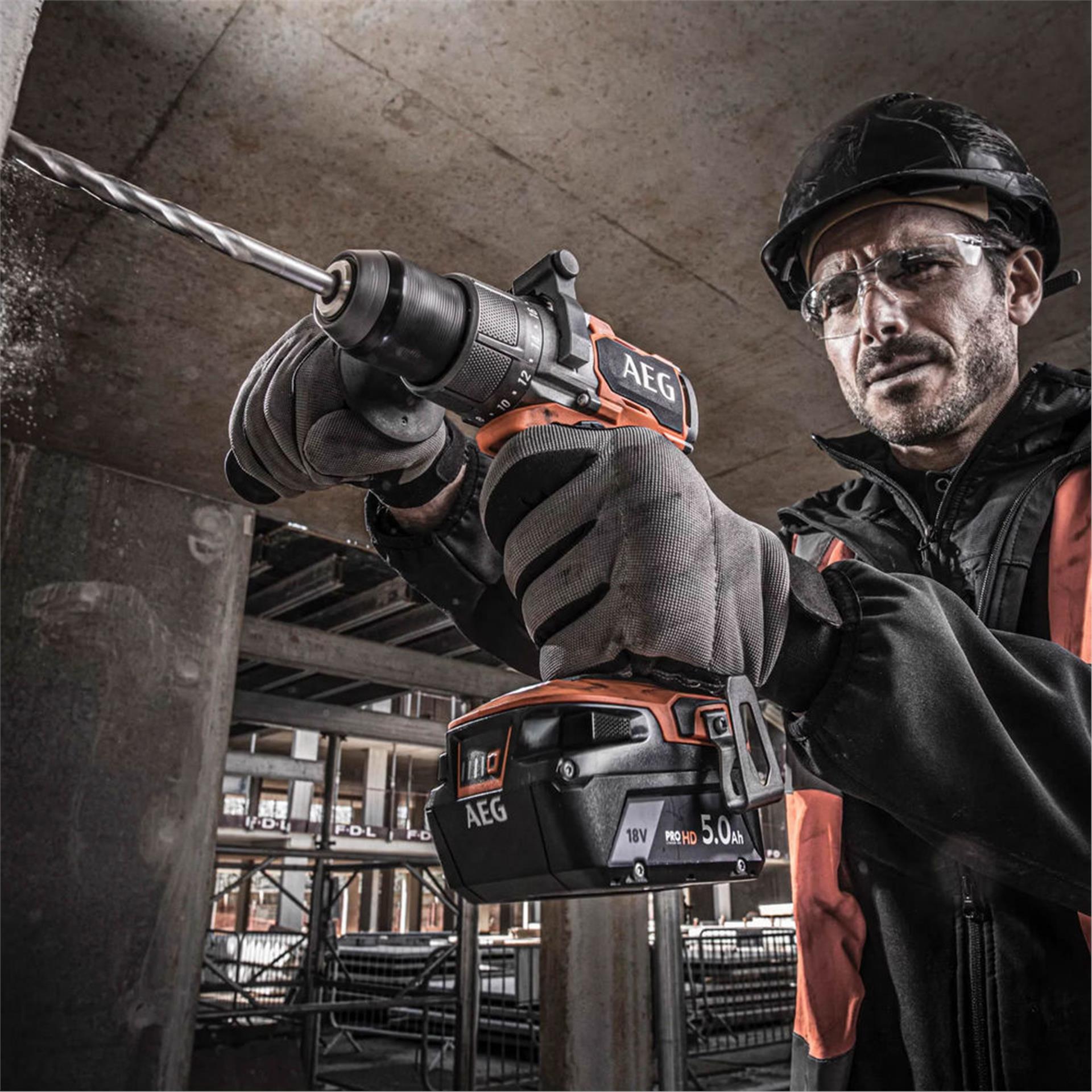 AEG BSB 18C3BL-0 Solo Kömürsüz Darbeli Matkap (T4937478939)